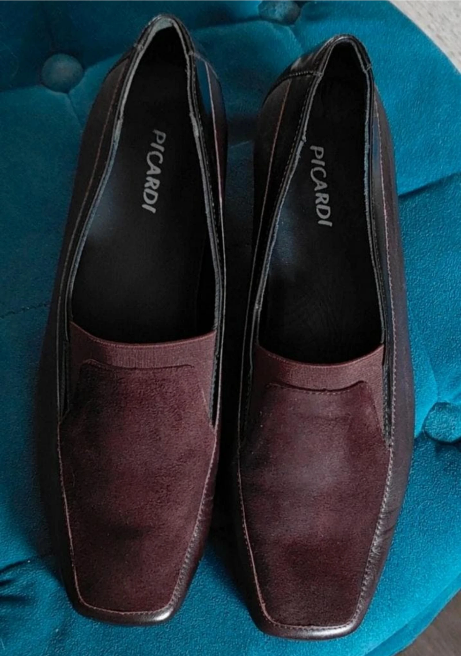 Mocasines/zapatos de tacón vintage marrones Picardi talla 37.5 – photo 5